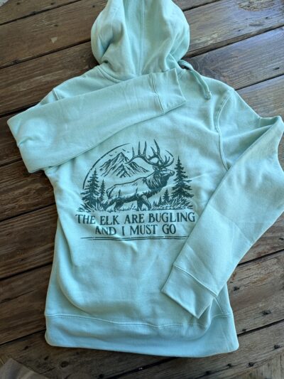 Hoodie Elk Bugling