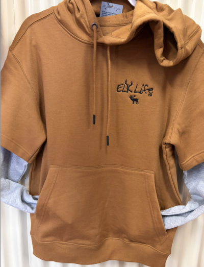 Brown/Gray Hoodie