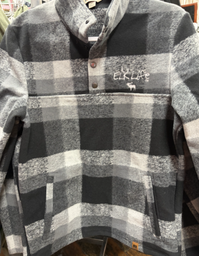 Plaid Wool Pullover