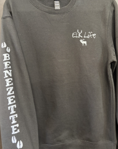 Black Crew Neck Sweatshirt